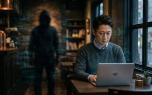 公衆Wi-Fiの盗聴リスク