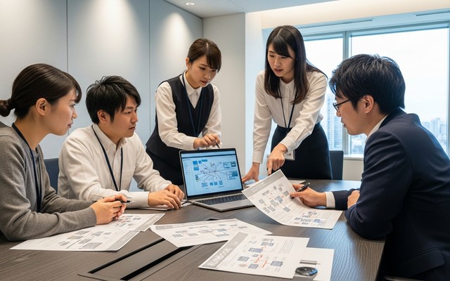 対応チームの様子