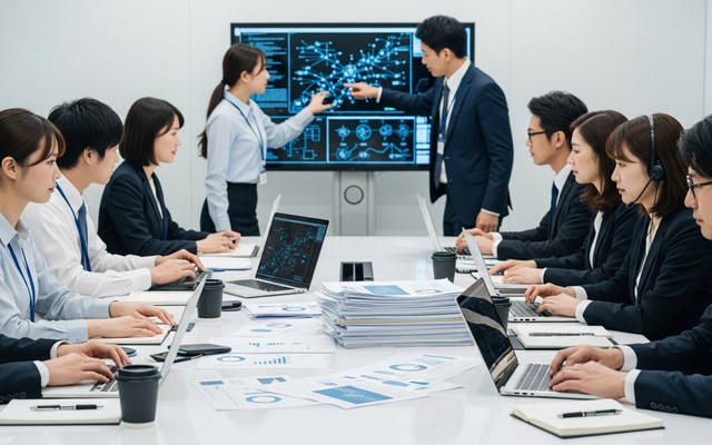 対応チームの様子