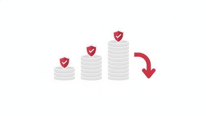 対策の層ごとの月額料金相場のイメージ