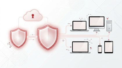 Trellix Protect でPC・スマホを一元管理するイメージ
